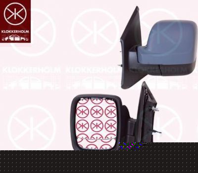 KLOKKERHOLM 60631013 наружное зеркало на OPEL VIVARO Combi