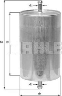 Knecht/Mahle KL 24/1 топливный фильтр на 5 (E12)