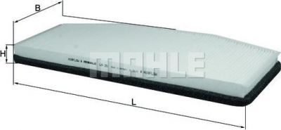 Knecht/Mahle LA 26 фильтр, воздух во внутренном пространстве на PEUGEOT 605 (6B)