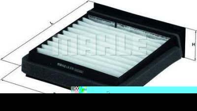 Knecht/Mahle LA 376 фильтр, воздух во внутренном пространстве на MITSUBISHI CARISMA седан (DA_)