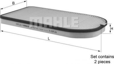 Knecht/Mahle LA 613/S фильтр, воздух во внутренном пространстве на 7 (E38)