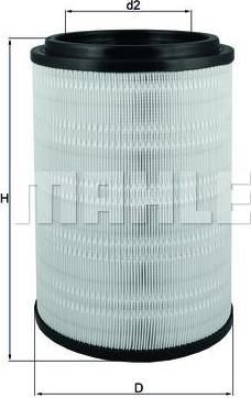 Knecht/Mahle LX 2741 воздушный фильтр на DAF LF