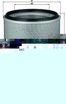Knecht/Mahle LX 797 воздушный фильтр на RENAULT TRUCKS Magnum