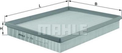 KNECHT/MAHLE Фильтр воздушный OPEL AstG/H (835622, LX735) KNECHT/MAHLE Фильтр воздушный OPEL AstG/H (835622, LX735)