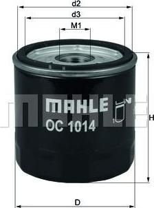 KNECHT/MAHLE Фильтр масляный VOLVO S60/S80/V70/XC60 2010- (OC1014) KNECHT/MAHLE Фильтр масляный VOLVO S60/S80/V70/XC60 2010- (OC1014)