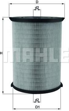 Knecht/Mahle OX 975D масляный фильтр на MERCEDES-BENZ ACTROS
