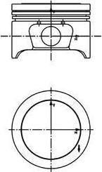 KOLBENSCHMIDT 40 161 600_=040 04 00 !поршень Citroen Xsara/C3/C4, 1.6 16V TU5JP4 02 40161600 (40161600)