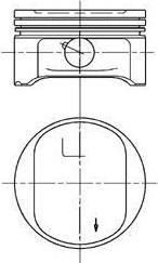 Kolbenschmidt 90352600 поршень на MERCEDES-BENZ M-CLASS (W163)