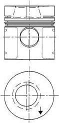 KOLBENSCHMIDT Поршень ДВС MB 4.0D/6.0D OM364/OM366 =97.5 2.5x2.5x4 std 84> (93951600)