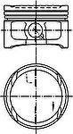 KOLBENSCHMIDT Поршнекомплект VW 1.6 16V ATN, AZD 99- d76.5+0.50 (=99 958 620) KS (99563620)