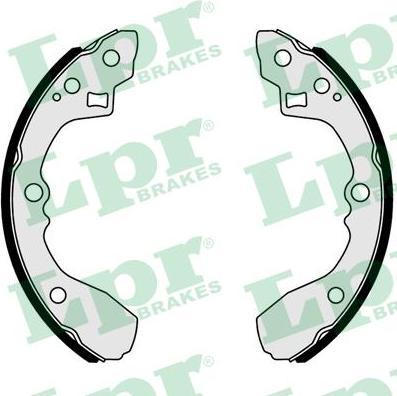 LPR 01054 Колодки тормозные барабанные заднии KIA RIO 2000-2005 (58315FDA01)