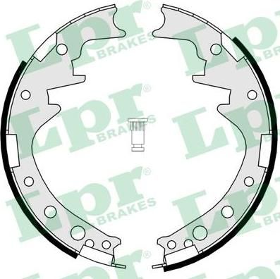 LPR 05150 Колодки тормозные барабанные TOYOTA LAND CRUISER/HI-ACE/HILUX 77-95 (254x58) (361296)