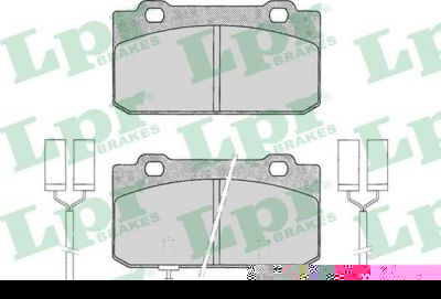 LPR 05P018 комплект тормозных колодок, дисковый тормоз на ALFA ROMEO 33 (905)