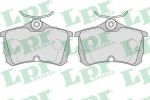 LPR 05P1037 Колодки тормозные задние HONDA ACCORD Mk VII (CG) 1998 10 -02 03 02 03- (43022SEAE10)