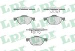 LPR 05P1211 Колодки тормозные передние HONDA ACCORD 03> 155,3X68,5X16mm (45022SEAE01)