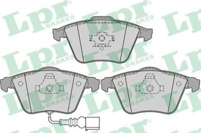 LPR 05P1270 Колодки тормозные передние AUDI A3 TT VW GOLF PASSAT 04- (1K0698151B)