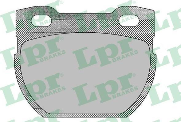 LPR 05P1441 05P1441 Дисковая тормозная колодка