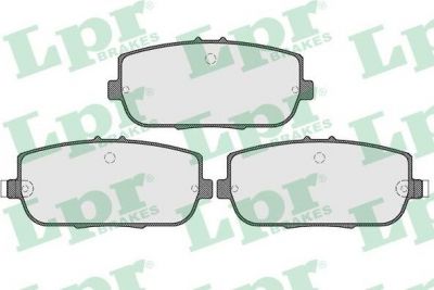 LPR 05P1554 Колодки тормозные дисковые MAZDA MX-5 05- задние (NFY72643Z)