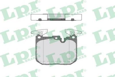 LPR 05P1851 Колодки тормозные 1 F20/F21/3 F30 11- передние