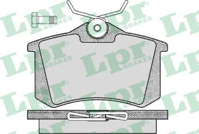LPR 05P294 Колодки тормозные дисковые зад AUDI A2 A3 A4 A6 A8 TT FORD GALAX PGT 307 807 (8E0698451L)