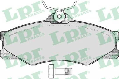 LPR 05P325 Колодки тормозные дисковые VOLKSWAGEN TRANSPORTER 79-92 передние (261698151F)
