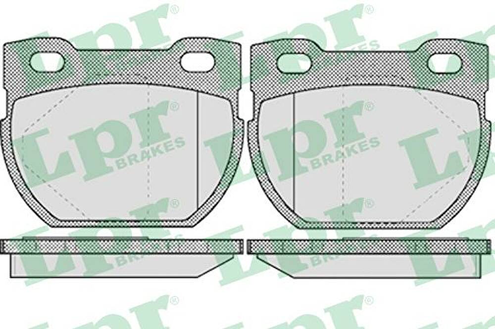 LPR 05P611 комплект тормозных колодок, дисковый тормоз на LAND ROVER DEFENDER Station Wagon (LD)
