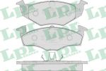 LPR 05P627 Колодки тормозные дисковые VOLKSWAGEN GOLF III/POLO/VENTO 91-01 передние (1H0698151A)