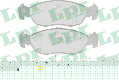 LPR 05P644 05P644 Дисковая тормозная колодка