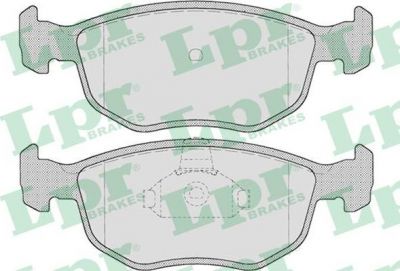 LPR 05P715 Колодки тормозные дисковые FORD MONDEO 1.6-2.5 93-00/SCORPIOO 2.0-2.9 88-98 передние (6668587)