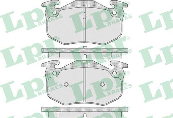 LPR 05P801 05P801 Дисковая тормозная колодка