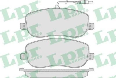 LPR 05P831 05P831 Дисковая тормозная колодка