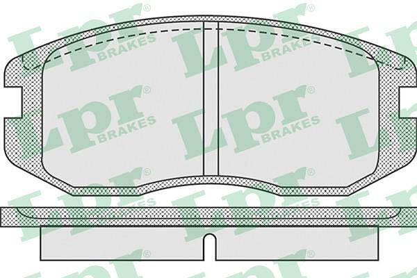 LPR 05P932 05P932 Дисковая тормозная колодка