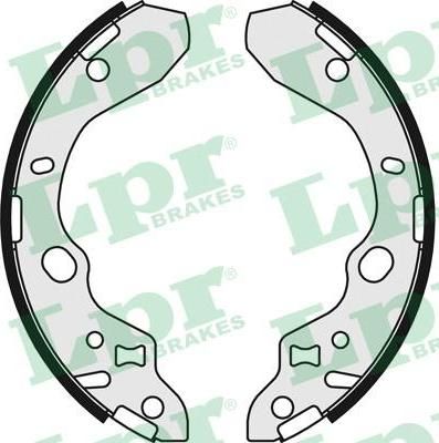 LPR 07910 Колодки тормозные барабанные Mazda 323/323F VI 1,5/1,6/2,0TD 98-04 (B2YD2438Z)
