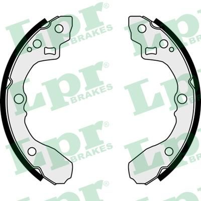 LPR 08060 Колодки тормозные барабанные Kia Rio 00-05 200x26 (0K30A2628Z)