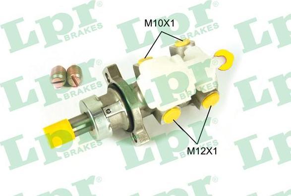 LPR 1280 Цилиндр тормозной главный FORD Focus I с ABS (1134816)