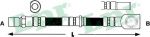 LPR 6T46186 тормозной шланг на OPEL OMEGA A (16_, 17_, 19_)