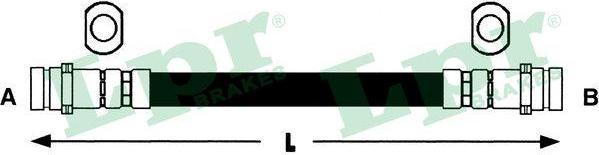 LPR 6T46274 тормозной шланг на MAZDA 323 III (BF)