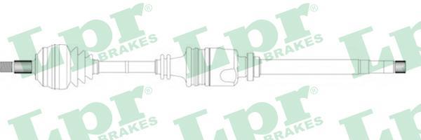 LPR DS16095 приводной вал на PEUGEOT EXPERT фургон (222)