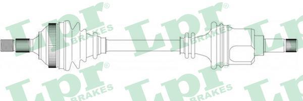 LPR DS38085 приводной вал на PEUGEOT 405 II Break (4E)