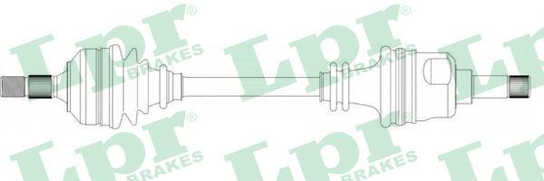 LPR DS38127 приводной вал на PEUGEOT 406 Break (8E/F)