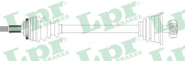 LPR DS49009 приводной вал на VOLVO 460 L (464)