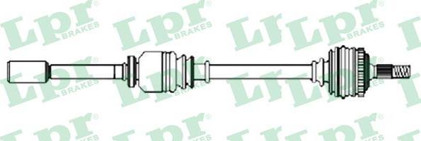 LPR DS52334 приводной вал на PEUGEOT 406 Break (8E/F)