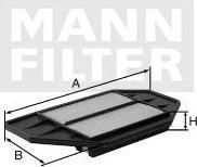 Mann C 20 027 воздушный фильтр на 5 (F10, F18)