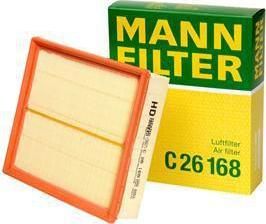 MANN Фильтр воздушный VAG A4/A6/Superb/Passat B5 95-05 (C 26 168) MANN Фильтр воздушный VAG A4/A6/Superb/Passat B5 95-05 (C 26 168)