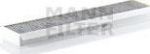 MANN Фильтр салонный (угольный) FORD Mondeo III 00-07 (CUK 5141) MANN Фильтр салонный (угольный) FORD Mondeo III 00-07 (CUK 5141)