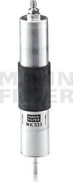MANN Фильтр топливн. E46/Z3 3,2L mot.S54 01-> (13327831089, WK533)