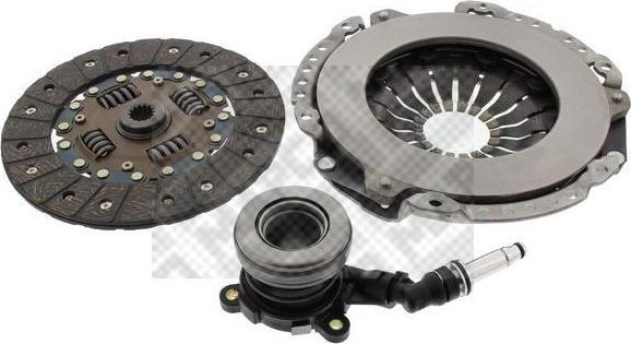 MAPCO 10702 комплект сцепления на OPEL ASTRA G универсал (F35_)