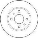 MAPCO 15516 тормозной диск на NISSAN SUNNY II (N13)