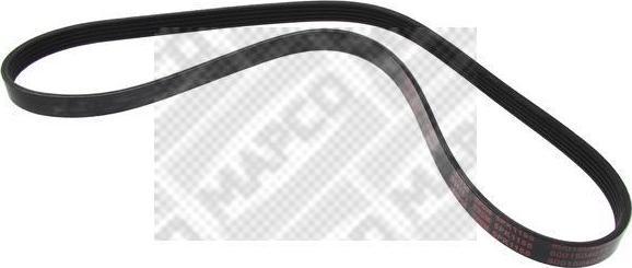 MAPCO 251155 поликлиновой ремень на FIAT PANDA (312_, 312)