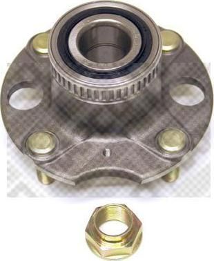 MAPCO 26510 комплект подшипника ступицы колеса на HONDA PRELUDE IV (BB)